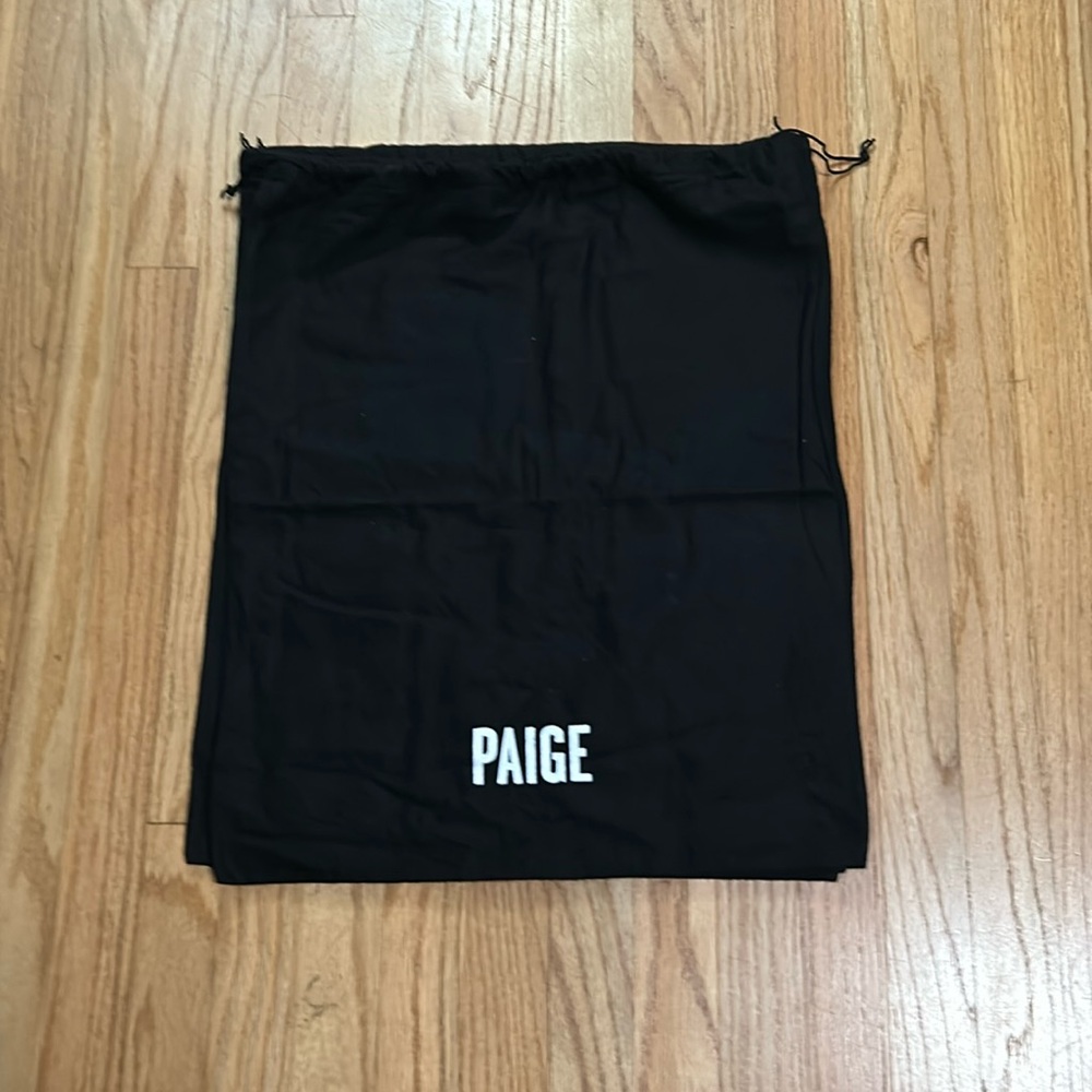 PAIGE black Dust Bag with duel draw string